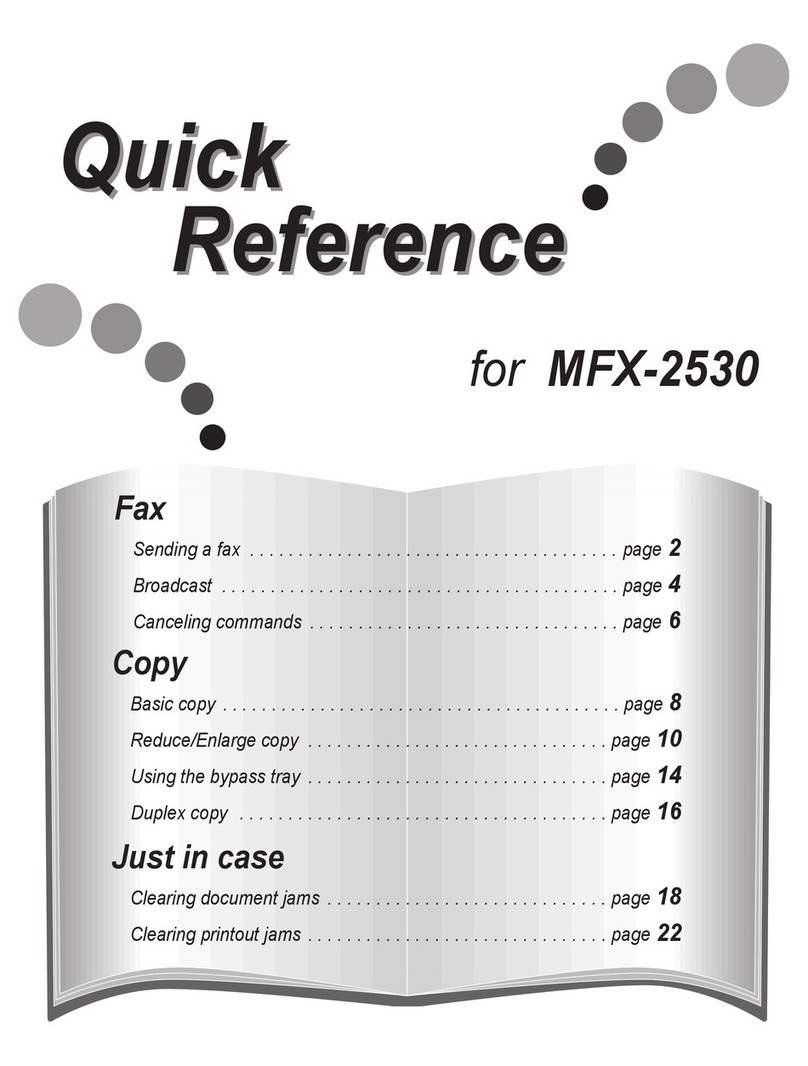 Muratec Dynamo MFX-2530 User manual