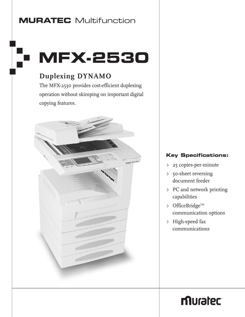 Muratec Dynamo MFX-2530 User manual