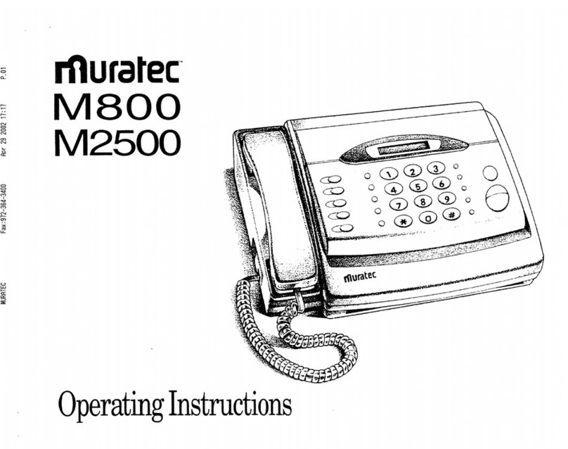 Muratec M-2500 User manual
