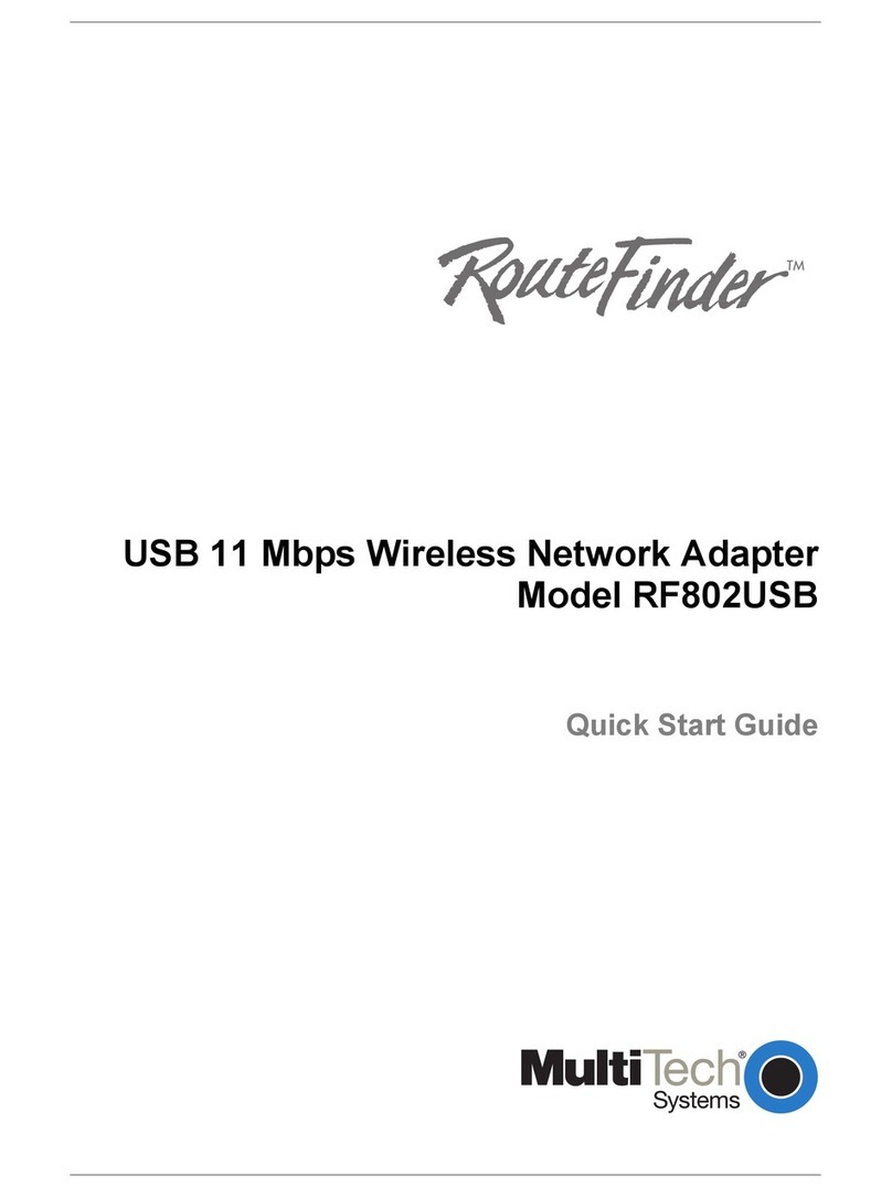 Multitech RF802 quick start guide