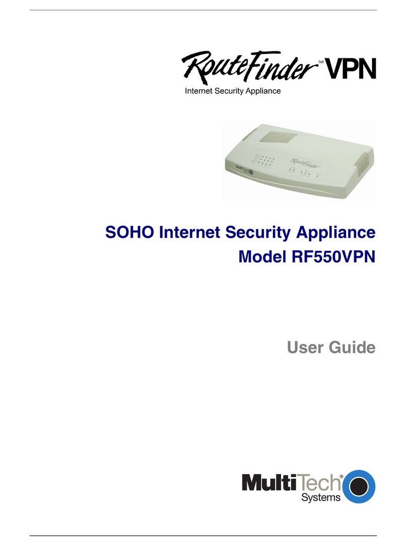 Multitech RouteFinder RF550VPN user guide