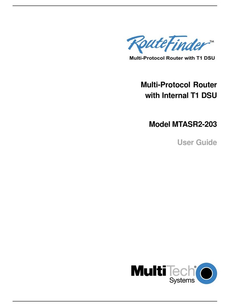 Multitech RouteFinder MTASR2-203 user guide