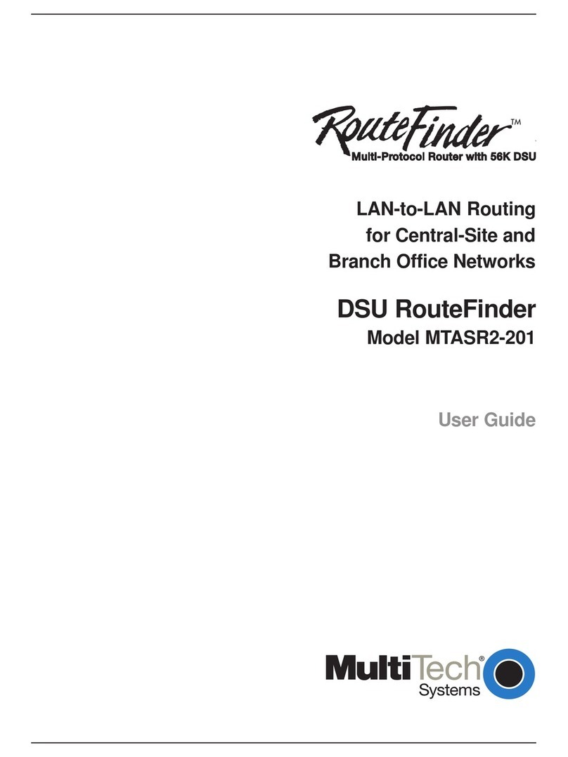 Multitech RouteFinder MTASR2-201 User manual