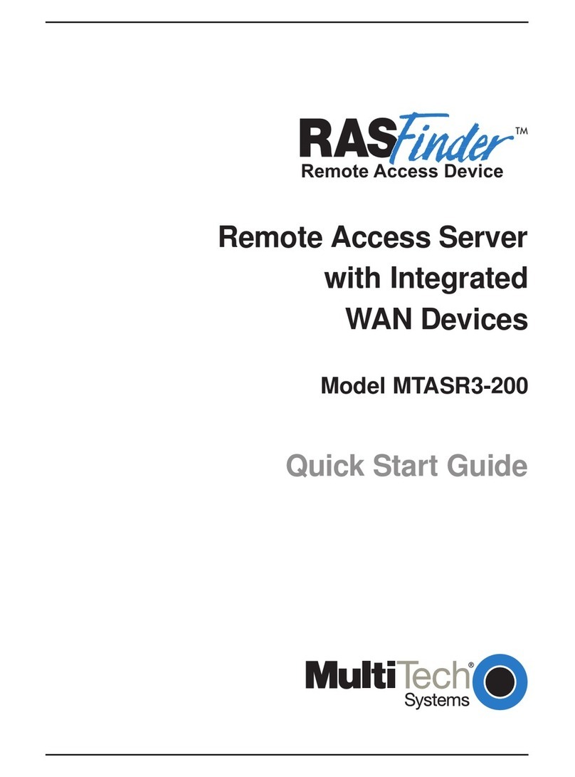 Multitech MTASR3-200 User manual