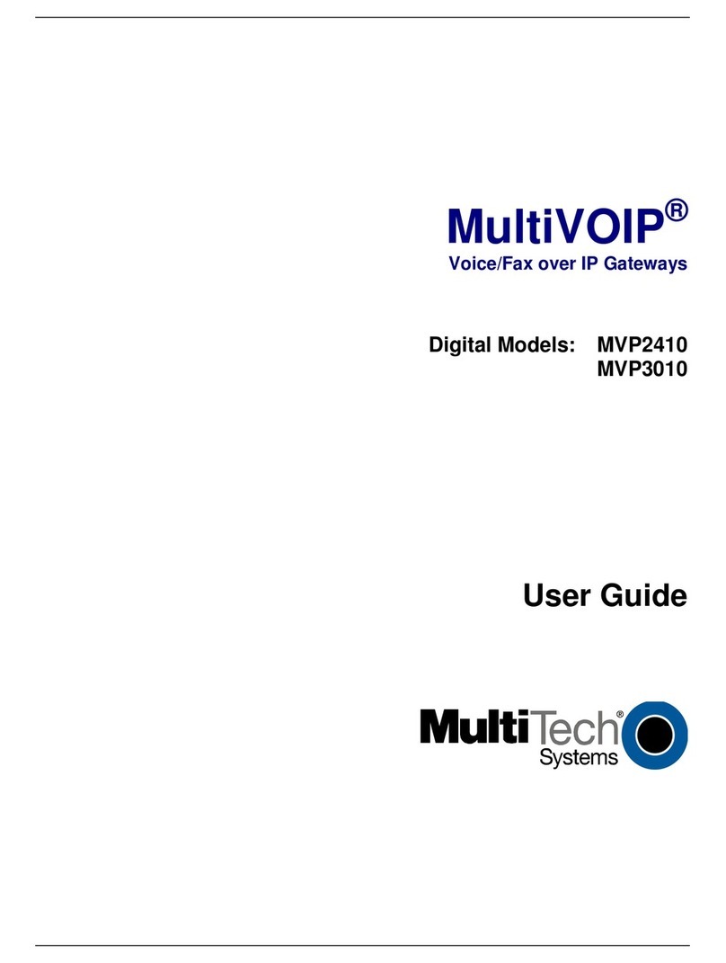 Multitech MVP-2410, MVP-3010 User manual