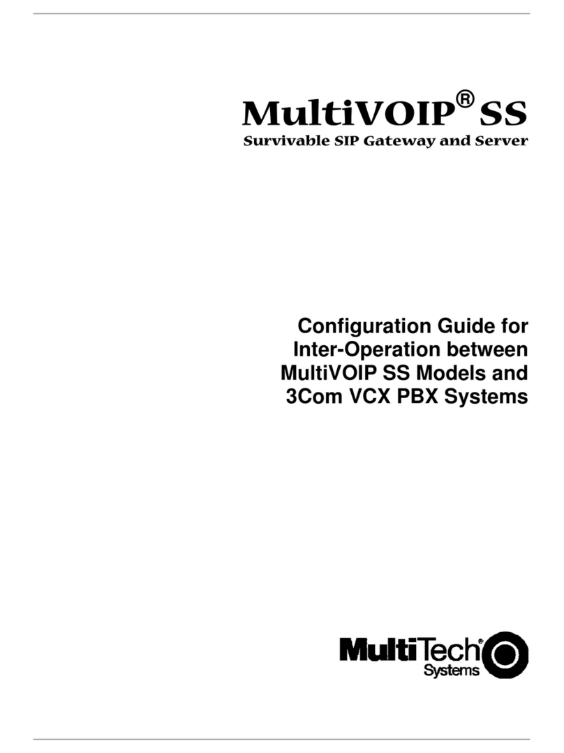Multitech MultiVOIP MVP210-SS User manual