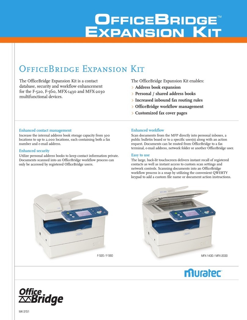 Muratec MFX-1430 brochure