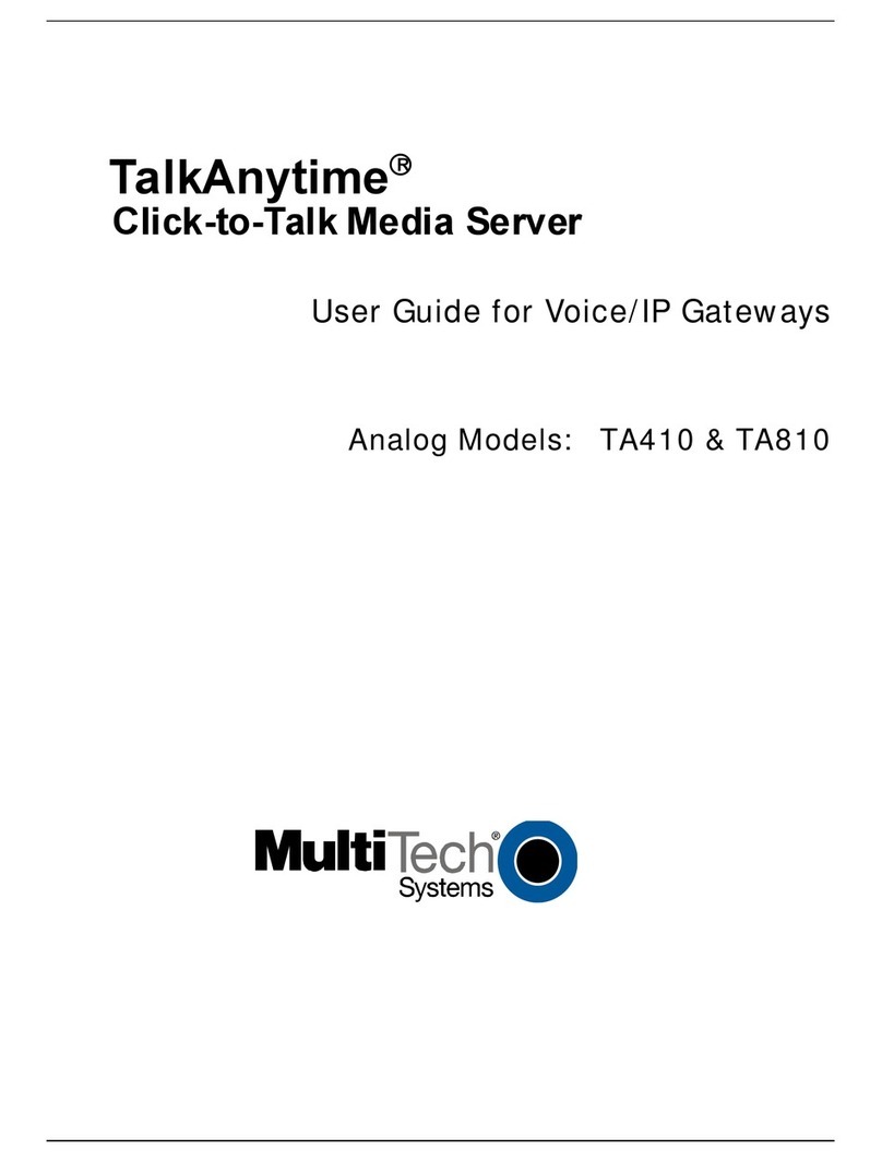 Multitech TalkAnytime TA410 User manual