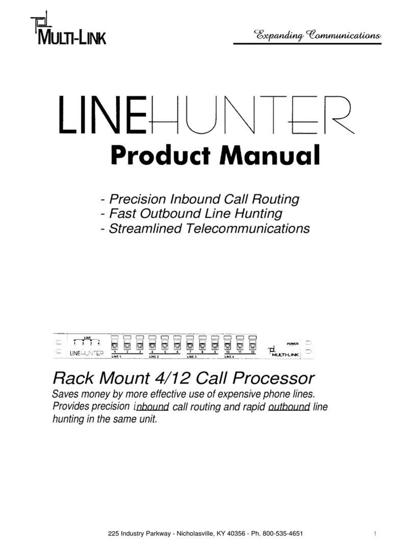 Multilink LineHunter User manual