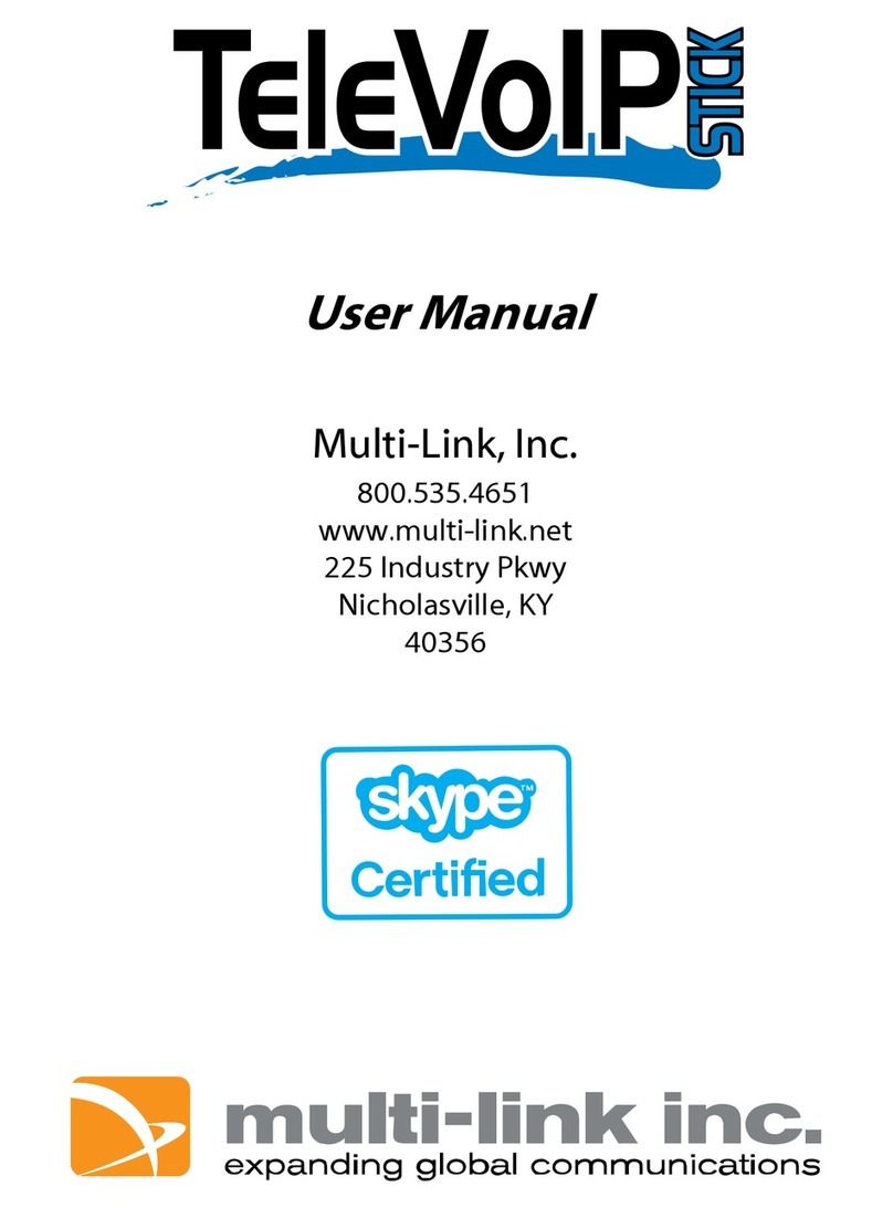 Multilink TVS-301 user manual