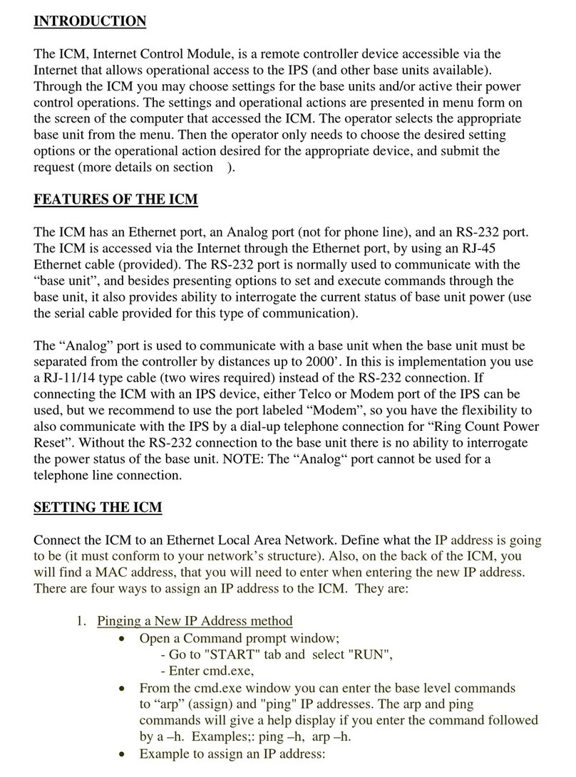 Multilink ICM user guide
