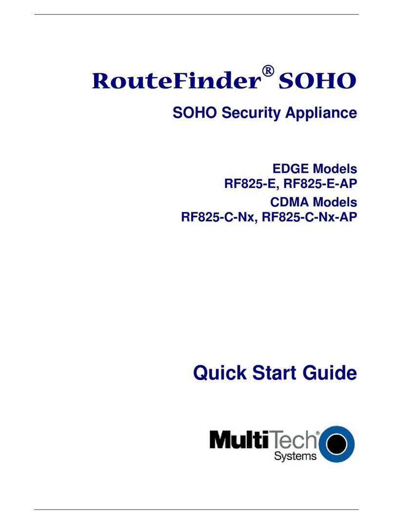 Multitech RouteFinder RF825-C-Nx quick start guide