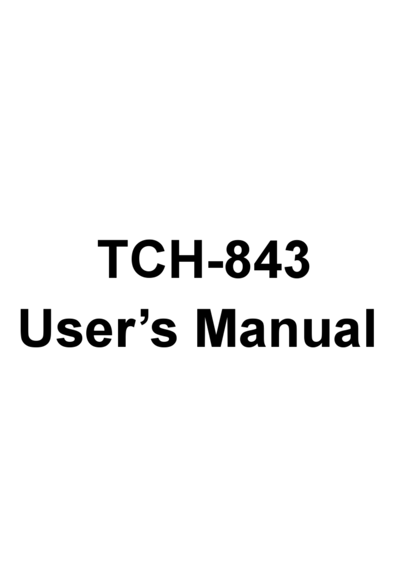 Mach Trio TCH843 User manual