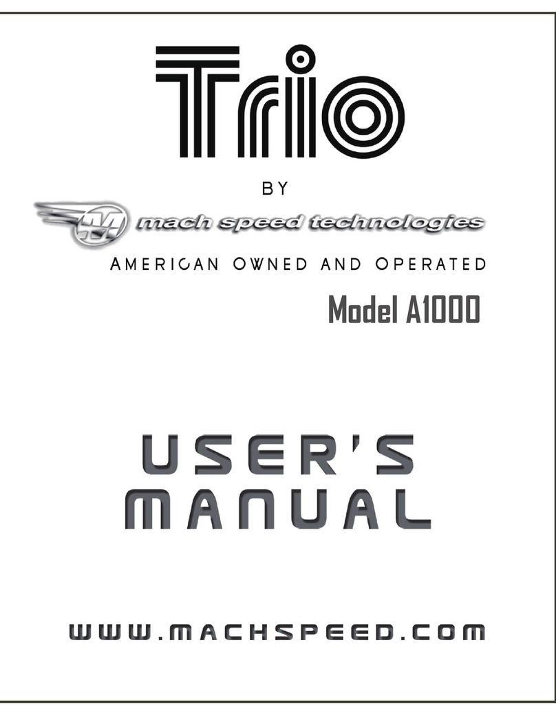 Mach Trio A1000 4GB User manual