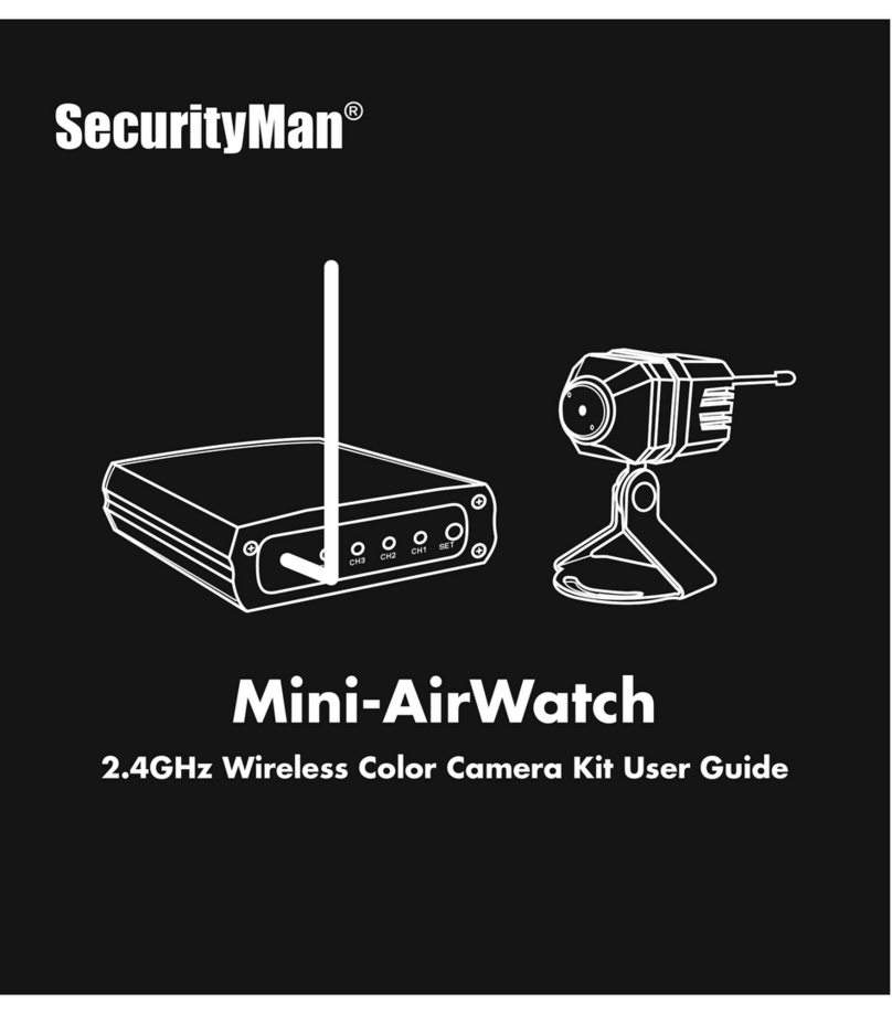 SecurityMan 76001C User manual