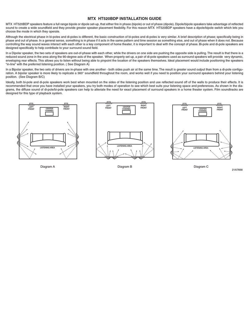 MTX HT520BDP installation guide