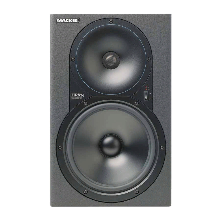 Mackie HR824 User manual