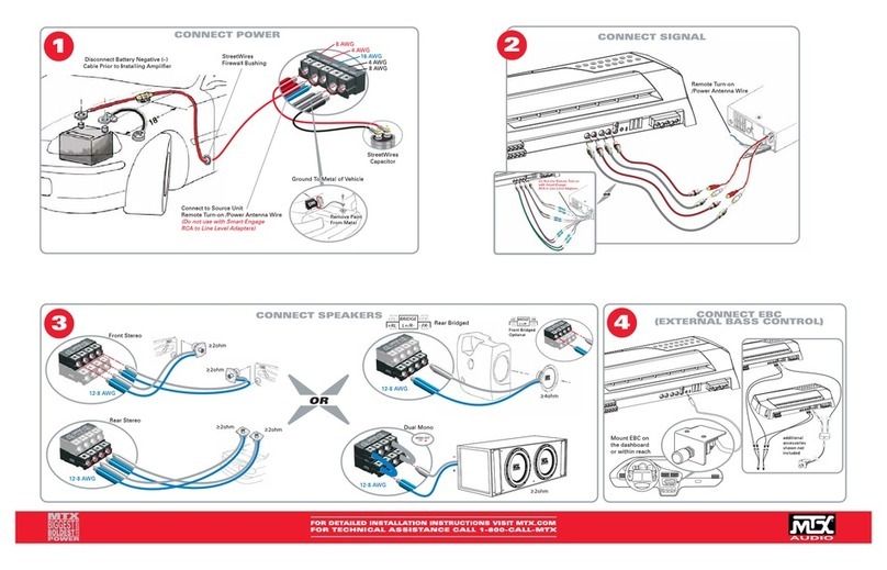 MTX Thunder TA Super TA7804 Instruction Manual