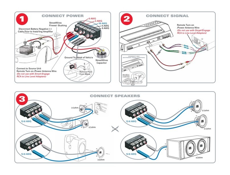 MTX Thunder TA Super TA7402 Connection guide