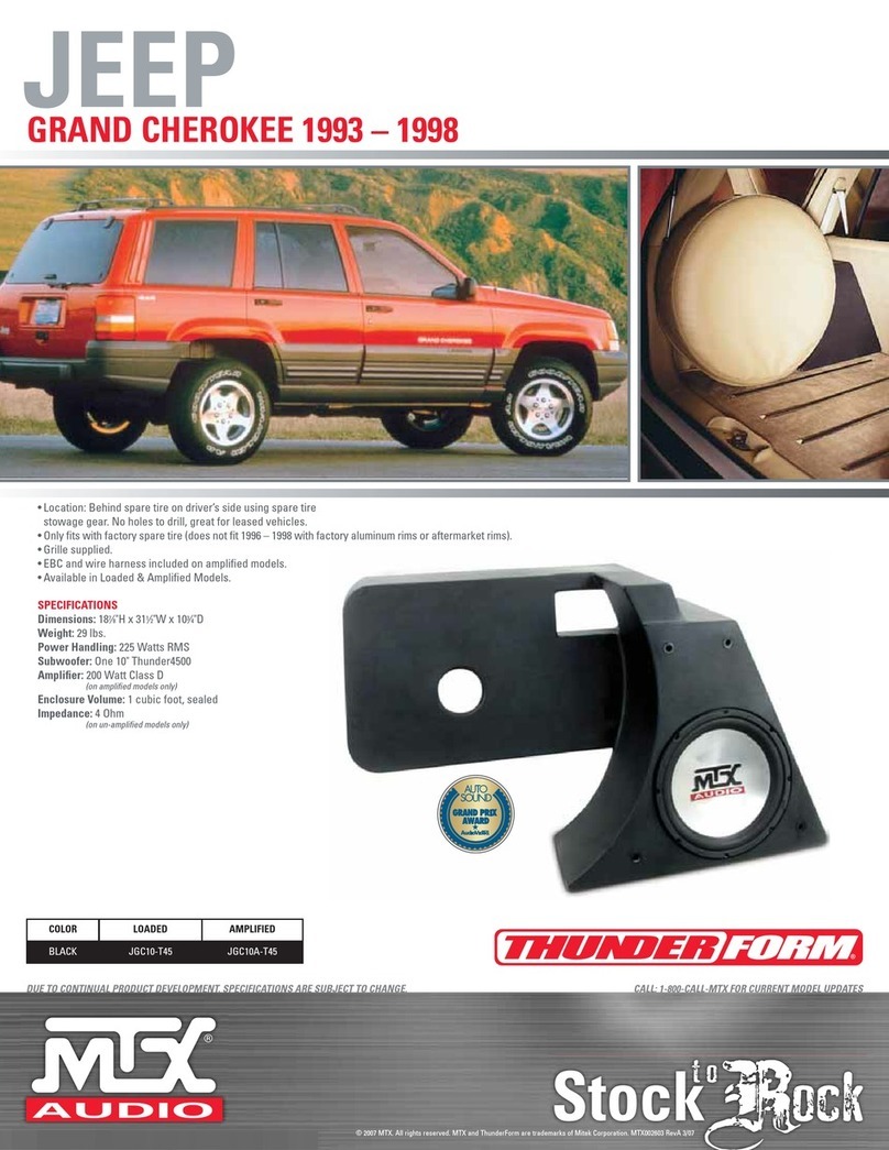 MTX JGC10A-T45 User manual