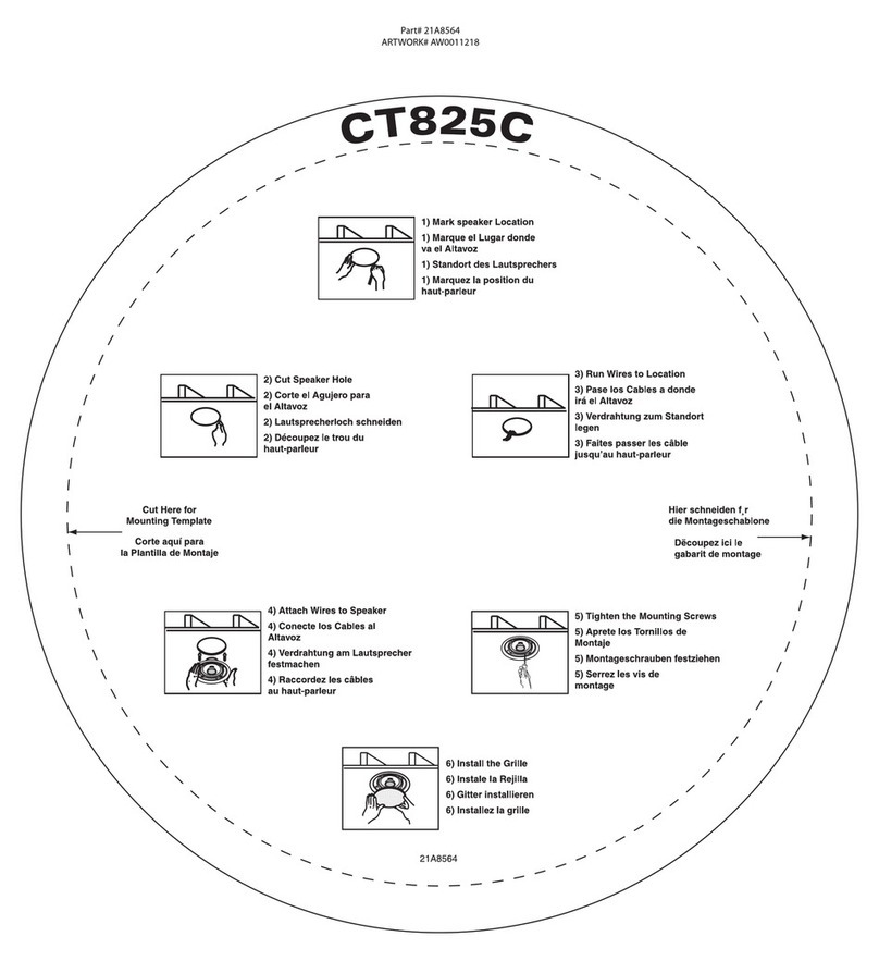 MTX CT825C Manual