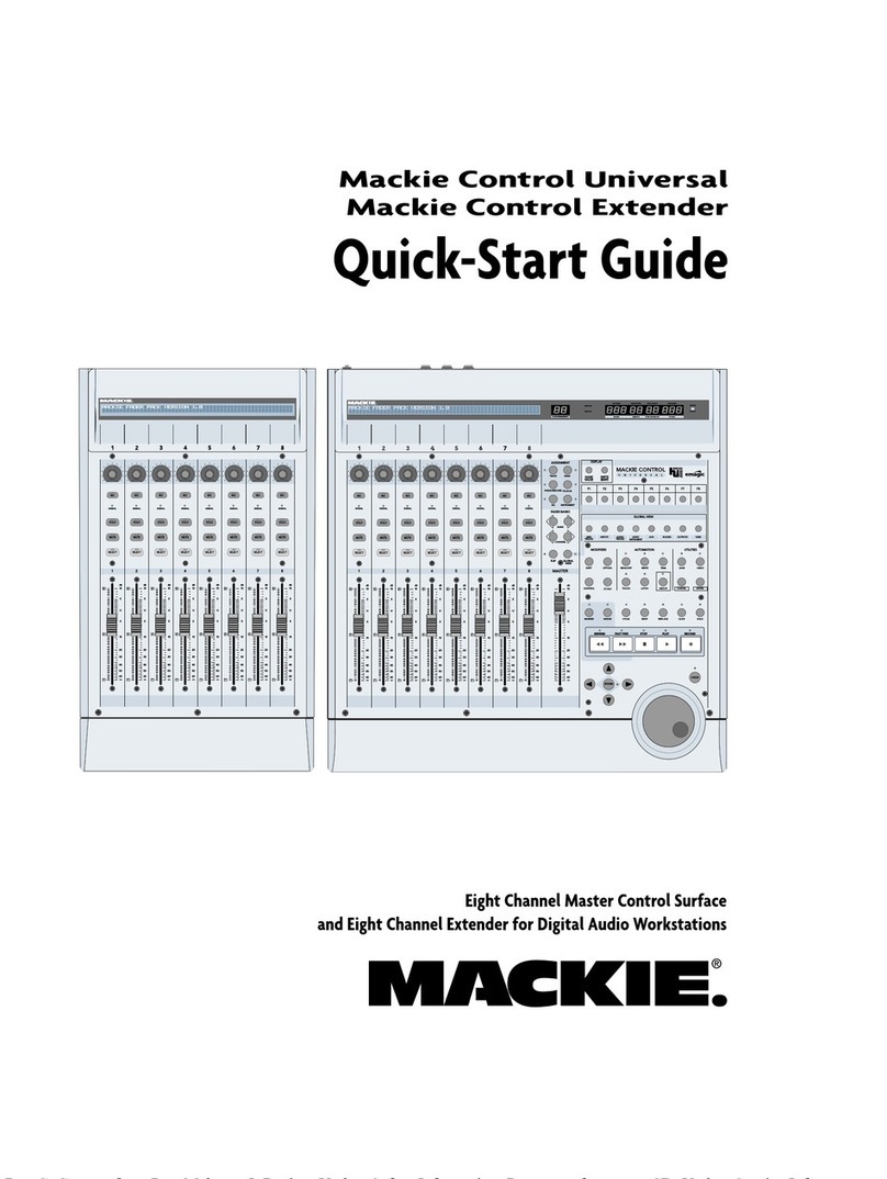 Mackie MCU quick start guide