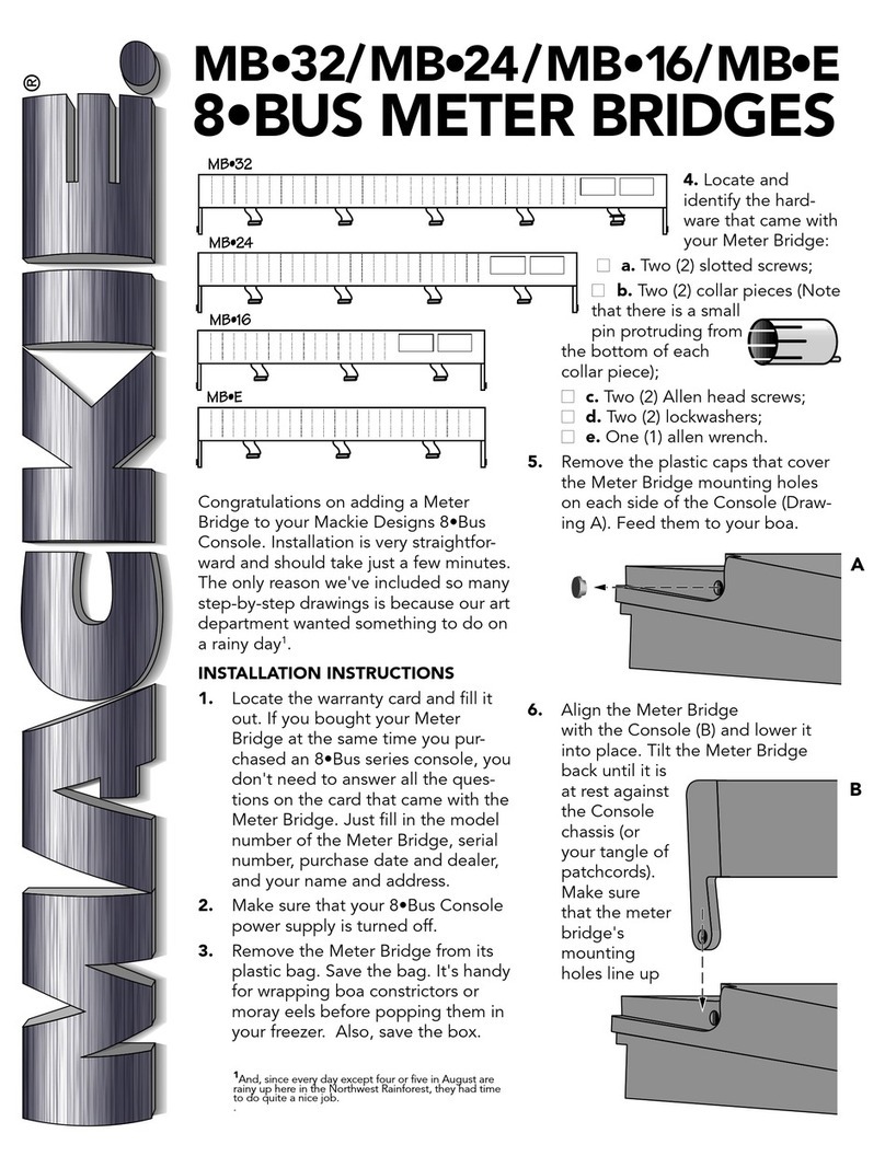 Mackie 24-8 BUS installation instructions