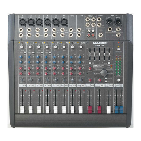 Mackie DFX6 Technical document