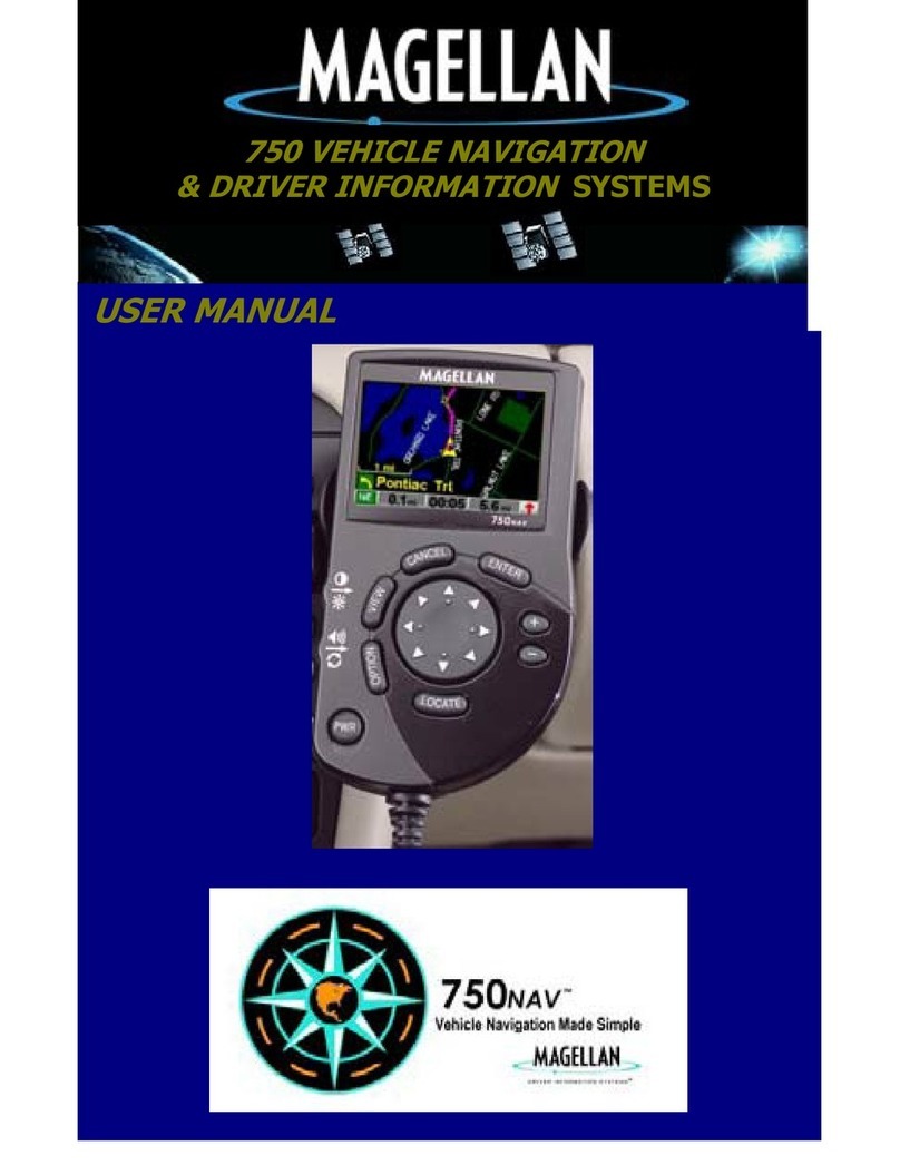 Magellan 750NAV user manual Magellan 750NAV user manual