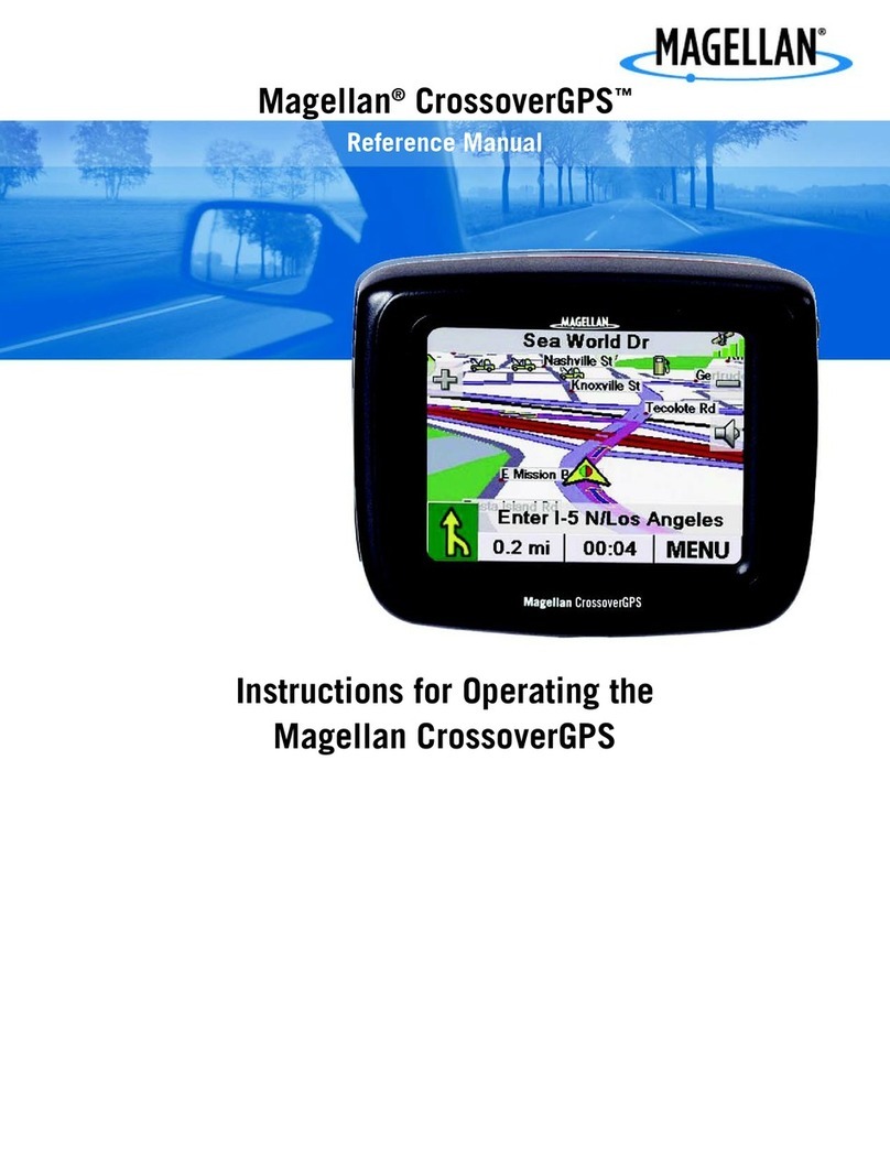 Magellan CrossoverGPS 2500T Parts list manual Magellan CrossoverGPS 2500T Parts list manual