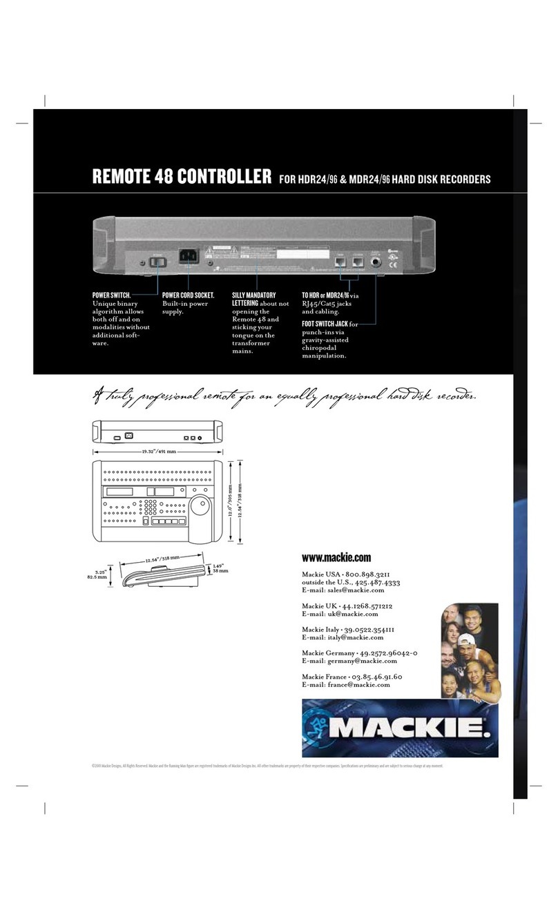 Mackie Remote 48 brochure