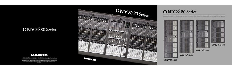 Mackie Onyx 2480 User manual