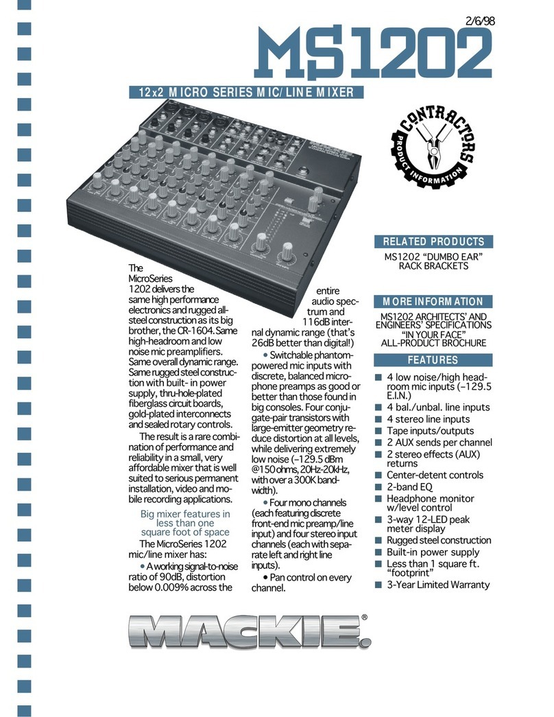 Mackie MicroSeries 1202 brochure