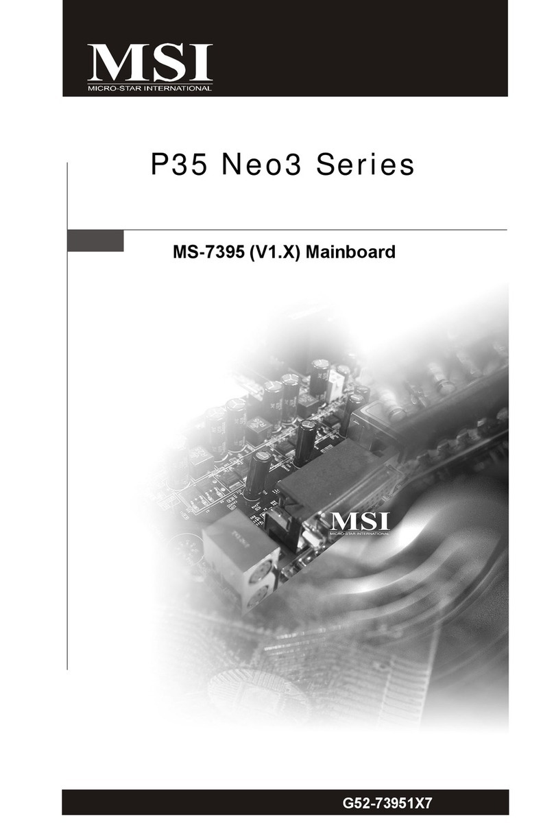 MSI MS-7395 User manual