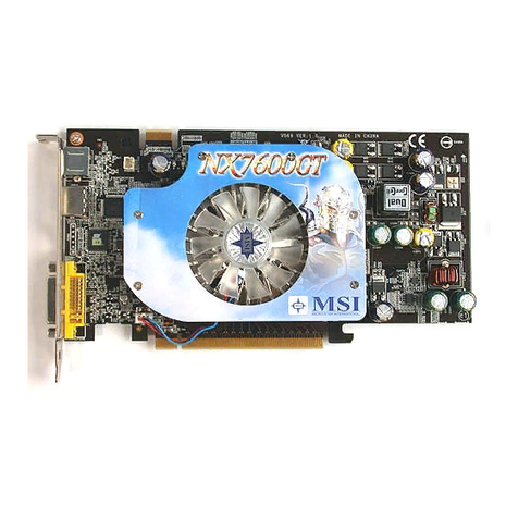 MSI NX7600GT Diamond Plus User manual