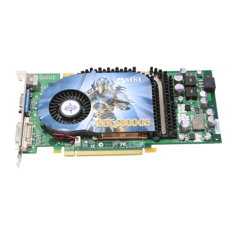 MSI NX6800GS-TD256E Quick installation guide