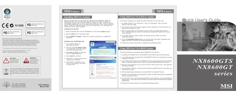 MSI NX6800GS-TD256E User manual