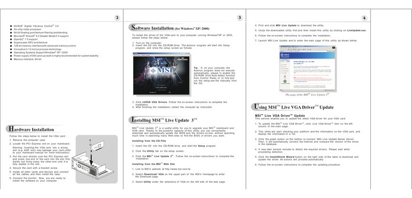 MSI NX6600 Ares User manual