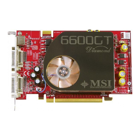 MSI NX6600GT-VT2D128E Diamond User manual