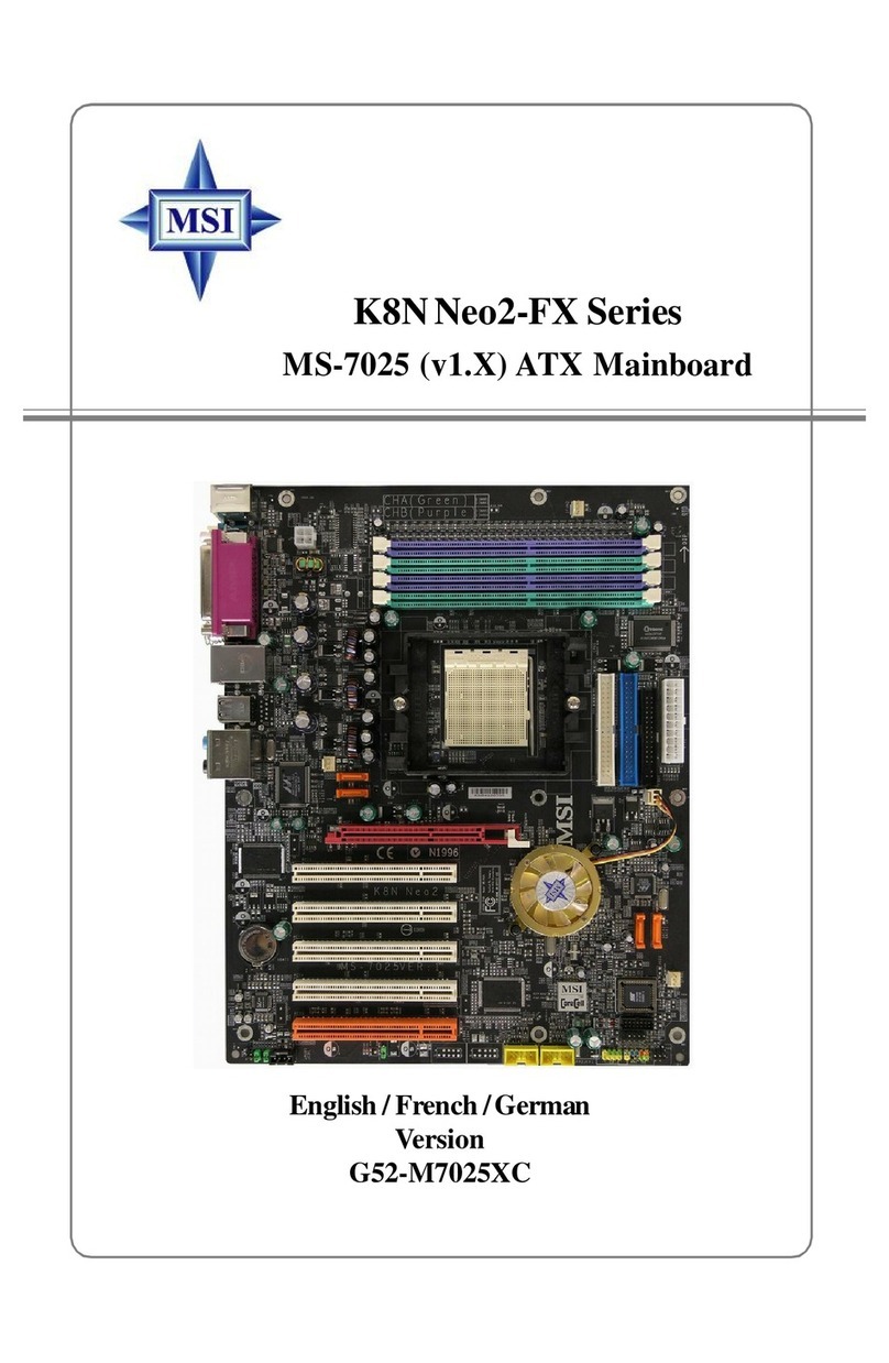 MSI K8NNeo2-FX Series User manual MSI K8NNeo2-FX Series User manual