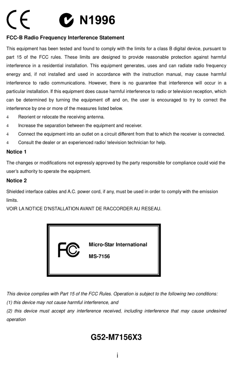 MSI MS-7156 User manual