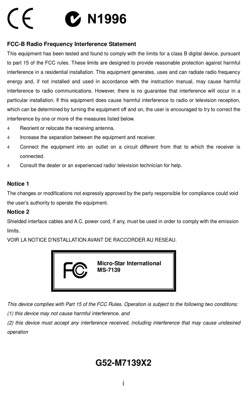 MSI MS-7139 User manual