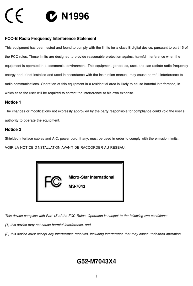 MSI MS-7043 User manual