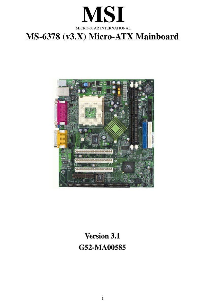 MSI MS-6378 User manual