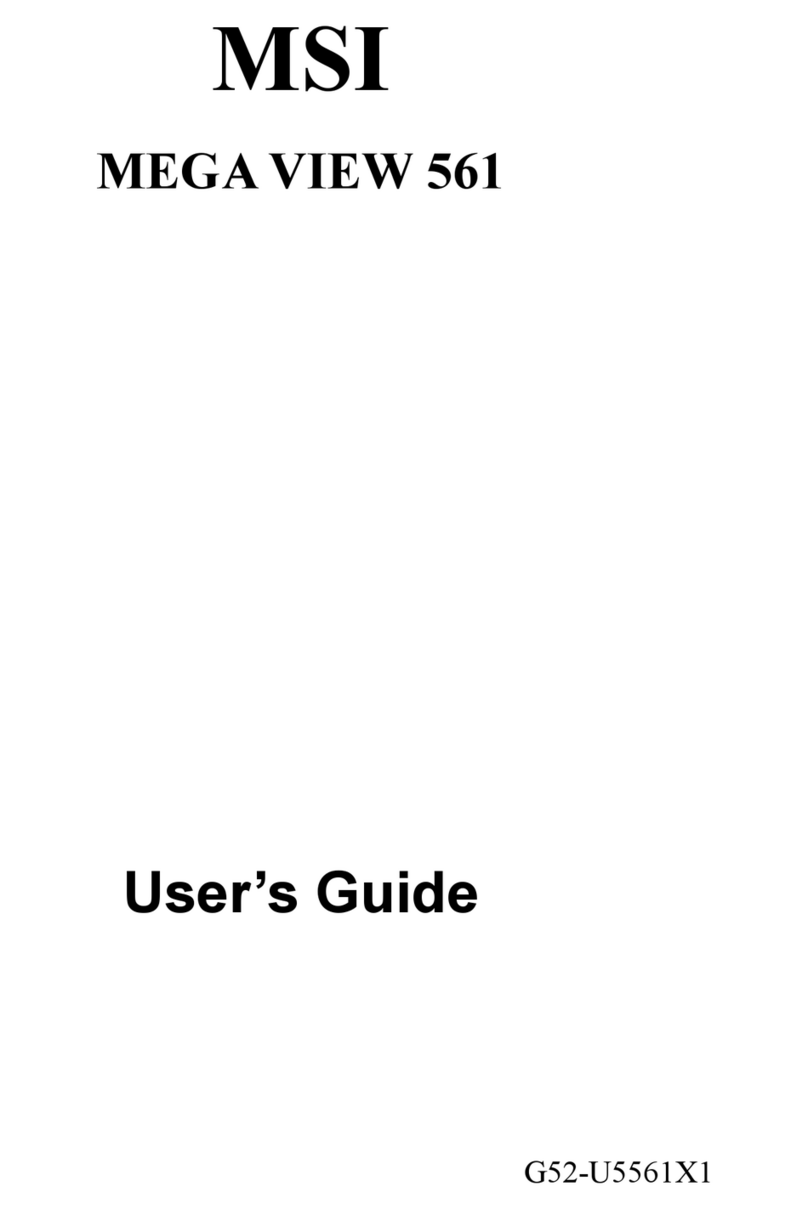 MSI MEGA VIEW 561 User manual