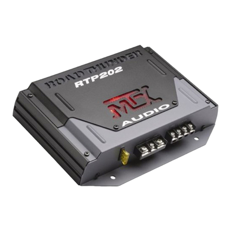 MTX Road Thunder RTP202 Instruction Manual MTX Road Thunder RTP202 Instruction Manual