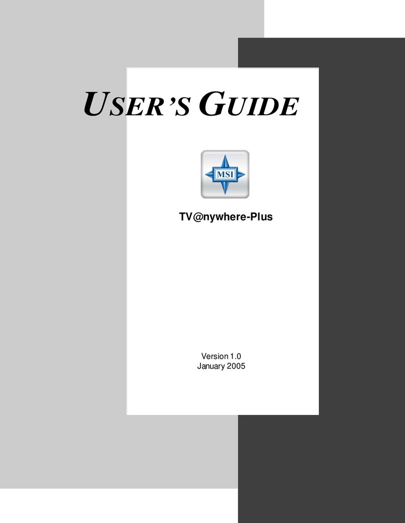 MSI TV anywhere Plus user guide