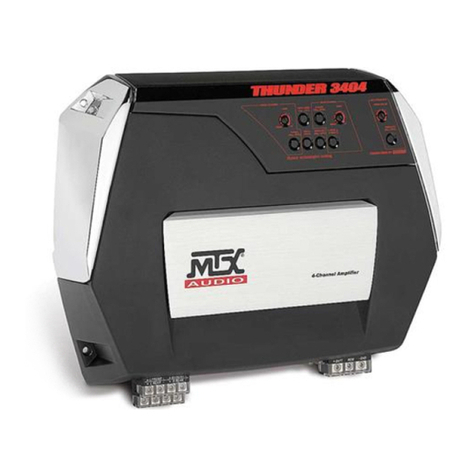 MTX Thunder TA High TA3404 Instruction Manual MTX Thunder TA High TA3404 Instruction Manual