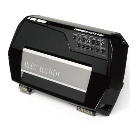 MTX Thunder Elite TE604 User manual MTX Thunder Elite TE604 User manual