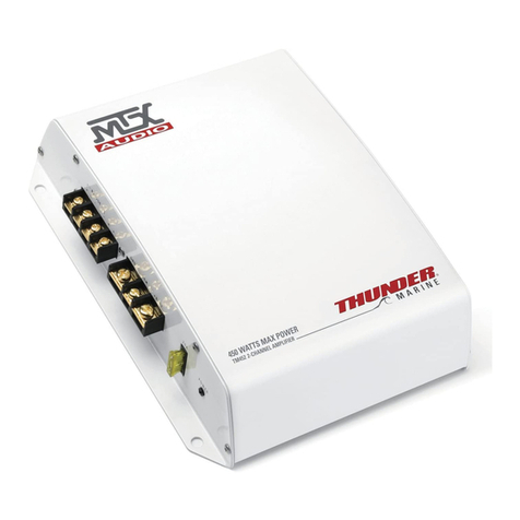 MTX Thunder Marine TM452 User manual MTX Thunder Marine TM452 User manual